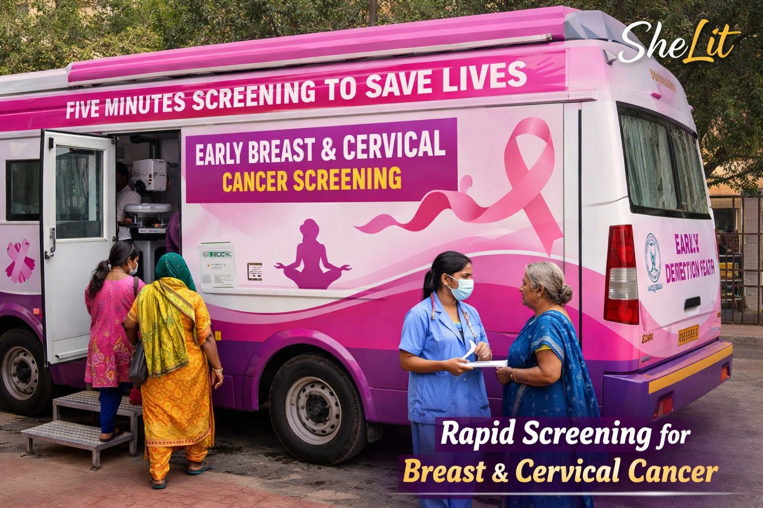 Delhi launches five-minute screening vans for early breast and cervical cancer detection among women