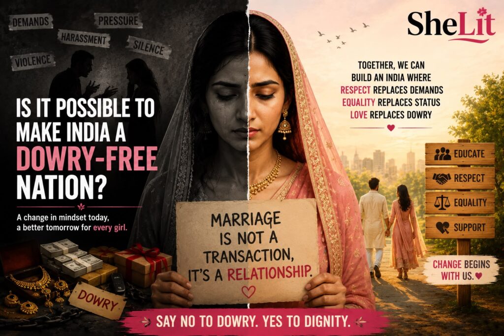 feature image about ending dowry culture and building a dowry free india